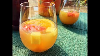 White Sangria Recipe 🍹 • Perfect Summer Drink 😎  Episode 535 [upl. by Alih]