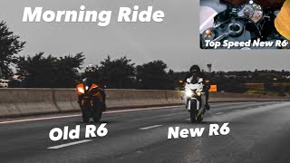 New Yamaha R6 topspeed  Morning Track Scenes Islamabad  Ybr17 [upl. by Mars]