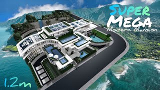 The Super MEGA Modern Mansion  12 Million  Bloxburg [upl. by Odanref344]