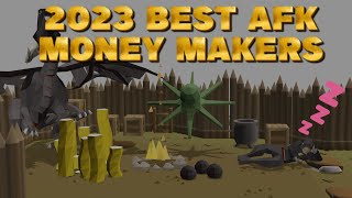 2023 AFK best money makers in OSRS  Ultimate money making guide [upl. by Anesuza65]