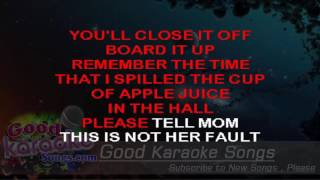 Adams Song  Blink 182 Lyrics KAraoke  goodkaraokesongscom [upl. by Massie]