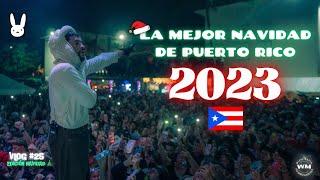 BAD BUNNY REVUELCA PUERTO RICO 🔥 CANTANDO en caserio LUIS LLORENS TORRES NAVIDAD 2023 🇵🇷 VLOG 25 [upl. by Enylcaj211]