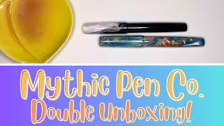 Double Fountain Pen Unboxing from Mythic Pen Co [upl. by Dyrrej]