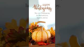 Happy Thanksgiving 2023  Thanksgiving Greetings  Thanksgiving Wishes to You [upl. by Lauraine]