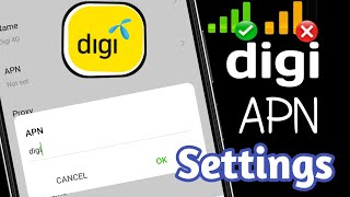 Digi 4G APN Settings for Android  High Speed APN Settings 4G5G [upl. by Orsa]