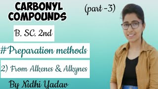 Preparation methods of Aldehydes amp Ketones  From Alkenes amp AlkynesOzonolysis Hydration Reaction [upl. by Heron]