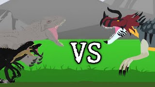 Indominus rexIndoraptor and Scorpius rex vs Ultimasaurus  AUTO RPG Anything [upl. by Ferrigno]