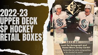 202223 Upper Deck SP Hockey Retail Boxes [upl. by Hermon]