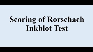 El Test De Rorschach y su Significado por cada Lámina  PSICOLOGIA [upl. by Eelirak]