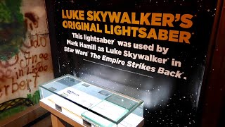 Lukes Lightsaber  Star Wars Exhibit at Ripleys Believe It Or Not [upl. by Barren650]