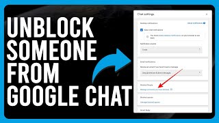 How To Unblock Someone From Google Chat Ways To Unblock Contacts In Google Chat [upl. by Eylsel]