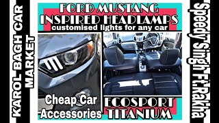 Ecosport ModificationEcosport VS CretaEcosport Modified IndiaAftermarket LightsBest Seat Covers [upl. by Thaddeus]