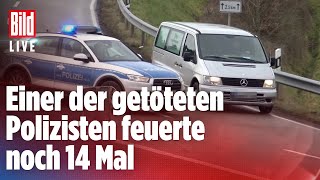 🔴 PolizistenMord in Kusel Polizei gibt neue Details bekannt  BILD Live [upl. by Marteena]