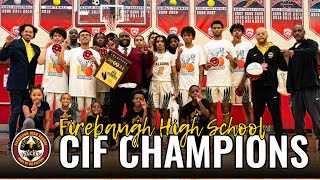 Firebaugh High School Boys’ Basketball Team Makes School History and Wins CIF Championships [upl. by Nannarb]