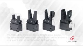 AA  2JAW SELFCENTERING ANGULAR PNEUMATIC SPRUE GRIPPER [upl. by Azarcon]