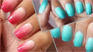 Back2Basic Ombre Nails How to [upl. by Ahsital]