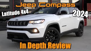 2024 Jeep Compass Latitude 4x4 Start Up Test Drive amp In Depth Review [upl. by Xyla530]