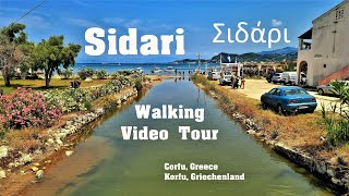 Sidari 🇬🇷 Walking Tour in 4K UHD ❤️ Σιδάρι  Corfu Greece  Korfu Griechenland  Canal dAmour [upl. by Aissatsana]