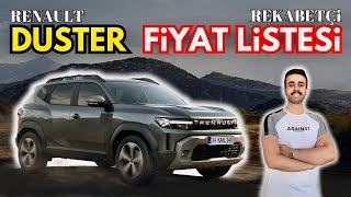 YENİ RENAULT DUSTER REKABETÇİ FİYAT LİSTESİ  EVOLUTION  TECHNO [upl. by Alfonso68]