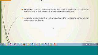 Introduction to Retail Management [upl. by Torrence]