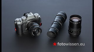 Billige Objektive für Fujifilm XSystem Kameras  preiswerte Alternativen mit M42 und Canon EF [upl. by Schroer]