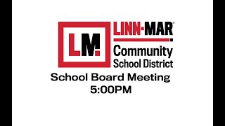 LinnMar School Board Meeting  5pm  November 20th 2023 [upl. by Freedman294]