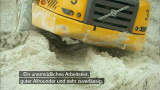 VolvoDumper A25E im Einsatz [upl. by Ellehcear5]