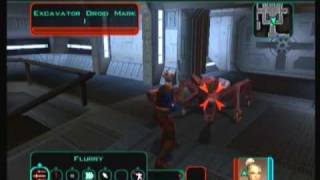 Star Wars KOTOR 2 Walkthrough Dark Side 10 Turbolift Code [upl. by Zebaj444]