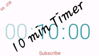 10 minute Timer Countdown [upl. by Akimyt]