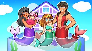 Having a MERMAID FAMILY in Roblox [upl. by Ammej]