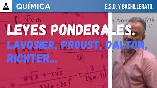 3️⃣ LAS LEYES PONDERALES EN QUÍMICA [upl. by Ahsyla806]