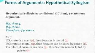 03 Ethics Pt 2 Modus Ponens Modus Tollens Hypothetical Syllogism [upl. by Terb]