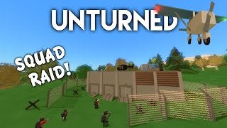 Unturned  Squad Raid PVP Survival [upl. by Ellord]