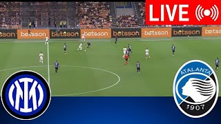 🔴In Diretta InterAtalanta  Serie A TIM 2425  Partita in diretta oggi [upl. by Aihsiyt]