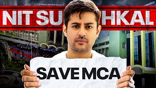 Save MCA in India  Why NIT Surathkal dropped MCA [upl. by Dronel822]