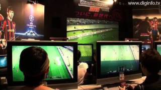 東京ゲームショウ2009  ワールドサッカー ウイニングイレブン2010  DigInfo [upl. by Kotta]