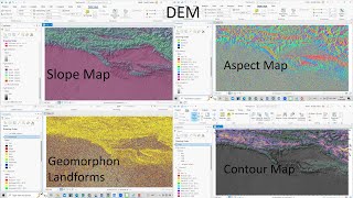 ArcGIS Pro 3 How to download DEM to Prepare Slope Aspect Contour and Geomorphic Landforms Maps [upl. by Helfand949]