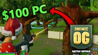 Can I Win on a 100 PC Fortnite CH4 OG [upl. by Neenaj]