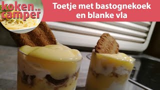 Toetje met bastognekoek en vla [upl. by Sinne167]