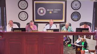 Brazos County Commissioners Court Budget Workshop 08132024 Video 2 of 2 [upl. by Nehgam442]