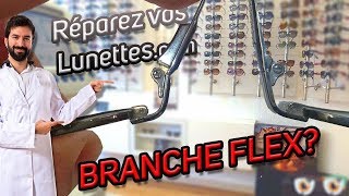 👴Tuto lOpticien 06 👓Branche de lunettes Flex ou pas Réparable😍👀🤗 [upl. by Arriaes]