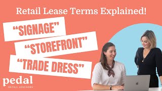 How to Read a Retail Lease quotSignagequot quotStorefrontquot amp quotTrade Dressquot [upl. by Artair]