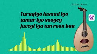 Axmed Mooge l Heesta i taageer allahayow l Somali Lyrics [upl. by Kippy]