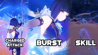 Yelan Gameplay Elemental Skill Burst Normal amp Charged Attack  Genshin Impact 27 [upl. by Adieno]