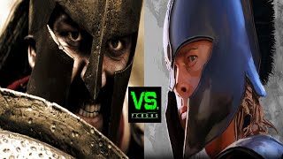 LEONIDAS 300 VS ACHILLES TROY  Battle of GODS Forum Battle 6 [upl. by Dreddy80]