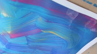 Acrylverf technieken  acrylverf voor beginners  Schilderen voor beginners ontspannende video [upl. by Hunsinger]