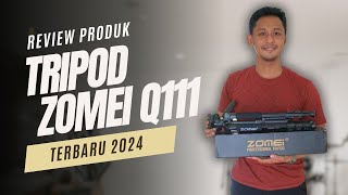 REVIEW TRIPOD ZOMEI Q111 TERBARU 2024 [upl. by Laaspere592]