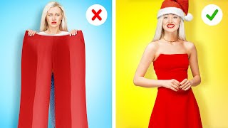 💃 INCREÍBLES TRUCOS DE MODA PARA LA MEJOR FIESTA DEL AÑO🧵Tips de moda para las fiestas por 123 GO [upl. by Anairb]