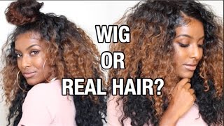 WIG OR MY REAL HAIR [upl. by Giacinta]