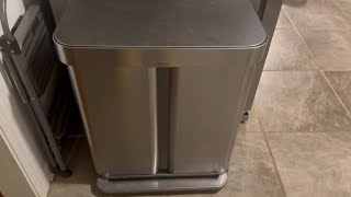 simplehuman 58 Liter153 Gallon Step Can Liner Pocket Quick Review [upl. by Lagasse]